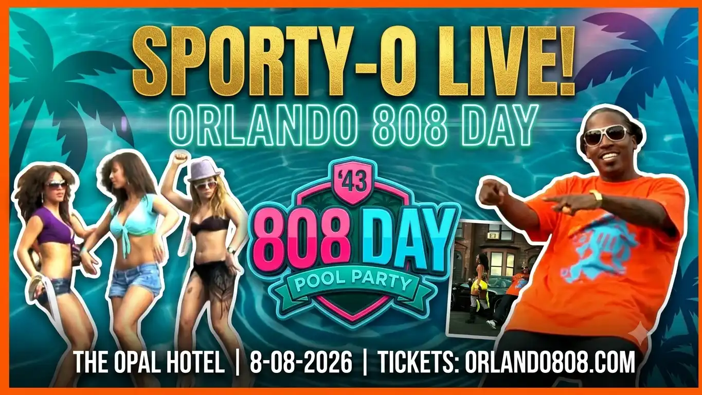 Central Florida Welcomes Sporty-O 🔥 808 Day Pool Party (August 8, 2026)