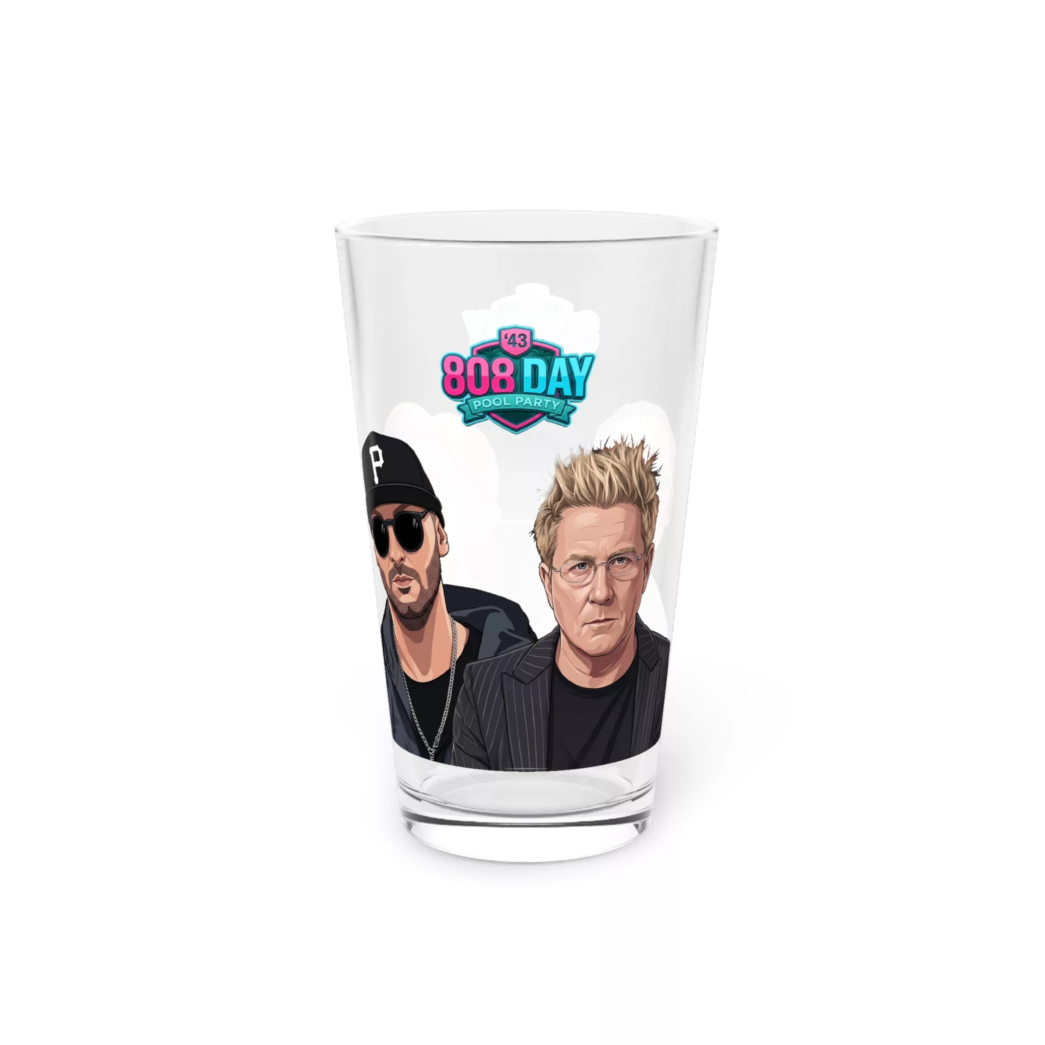 808-Day Headliners Pint Glass (16oz)