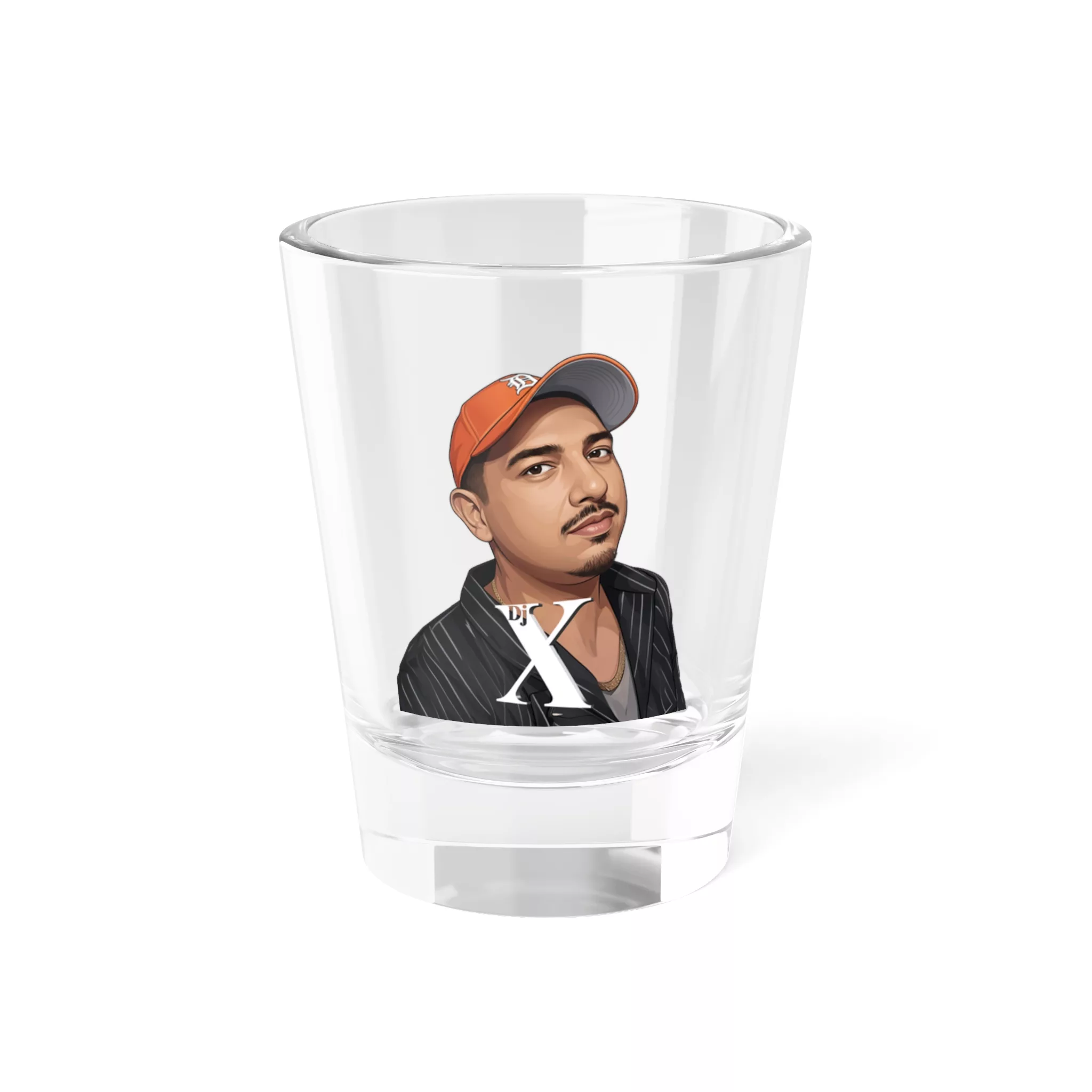Xquizit DJ X Shot Glass (1.5oz)