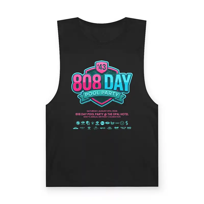 808-Day Tank Top (Front Design)