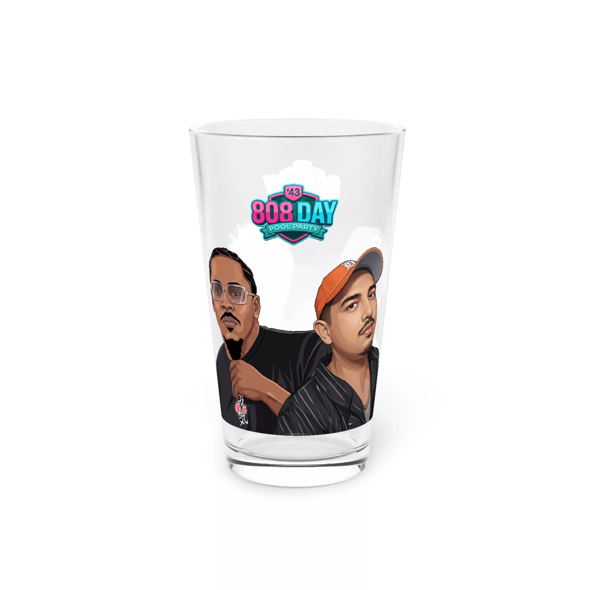 808-Day Headliners Pint Glass (16oz)